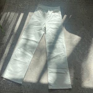H&M White Wide Leg Jean